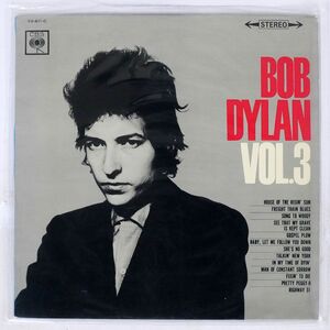 ボブ・ディラン/BOB DYLAN - VOL. 3/CBS YS611C LP