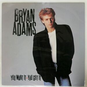 米 BRYAN ADAMS/YOU WANT IT, YOU GOT IT/A&M SP3154 LP