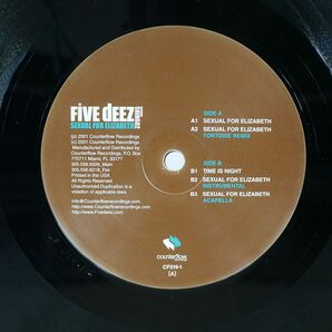 米 FIVE DEEZ/SEXUAL FOR ELIZABETH/COUNTERFLOW RECORDINGS CF0191 12の画像2