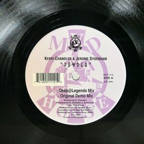 JEROME SYDENHAM AND KERRI CHANDLER/POWDER/MADHOUSE RECORDS, INC. KCT 1112 12の画像2