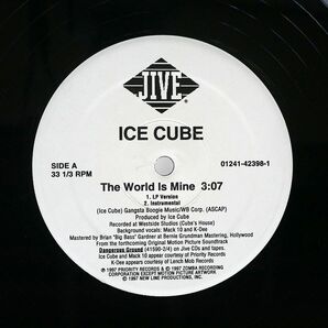 米 ICE CUBE/WORLD IS MINE/JIVE 01241423981 12の画像2