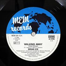 BRIAN ICE/WALKING AWAY/MEMORY RECORDS MEM 091-12 12_画像2