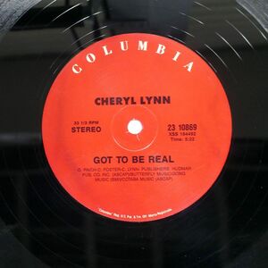CHERYL LYNN/GOT TO BE REAL/COLUMBIA 23 10869 12