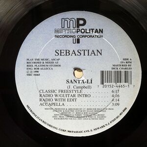 SEBASTIAN/SANTA-LI/METROPOLITAN RECORDING CORPORATION MRC 04465 12