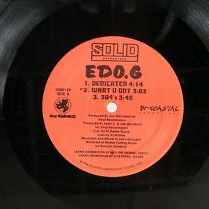 ED O.G/DEDICATED ACTING/SOLID RECORDINGS SR001EP 12