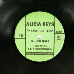 米 ALICIA KEYS/IF I AIN’T GOT YOU (FALL-OUT MIXES)/NOT ON LABEL (ALICIA KEYS) ALIC02 12