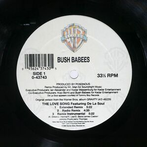 米 BUSH BABEES/LOVE SONG (THE REMIX)/WARNER BROS. 043743 12の画像2