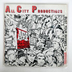 米 ALL CITY PRODUCTIONS/BUST YOUR RHYMES UNSOLVED MYSTERME/ALL CITY ACP92001 12