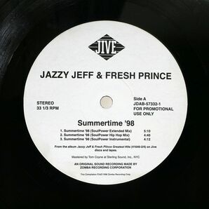 米 プロモ D.J. JAZZY JEFF & THE FRESH PRINCE/SUMMERTIME ’98/JIVE JDAB57332 12の画像1