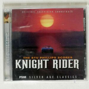 3000枚限定 STU PHILLIPS/KNIGHT RIDER (ORIGINAL TELEVISION SOUNDTRACK)/FILM SCORE MONTHLY FSM VOL. 8 NO. 10 CD □