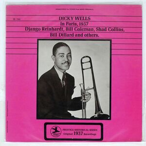 DICKIE WELLS/IN PARIS, 1937/PRESTIGE PR7593 LP