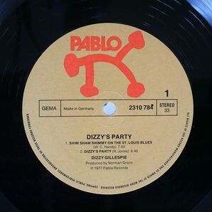 DIZZY GILLESPIE 6/DIZZY’S PARTY/PABLO 2310784 LPの画像2