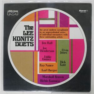 LEE KONITZ/DUETS/MILESTONE MSP9013 LP