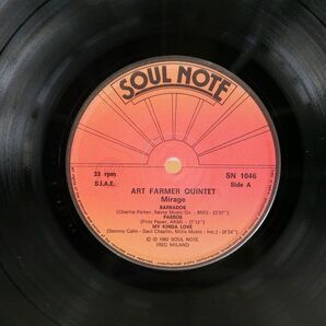 伊 帯付き ART FARMER QUINTET/MIRAGE/SOUL NOTE SN1046 LPの画像2