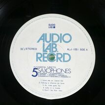 前田憲男/N.MAEDA MEETS 5 SAXOPHONES/AUDIO LAB ALJ1051 LP_画像2