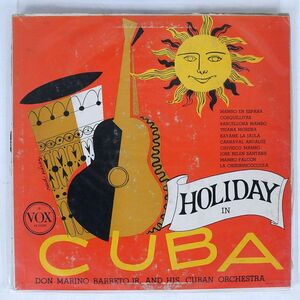 DON MARINO BARRETO JR. AND HIS CUBAN ORCHESTRA/COOK’S TOUR OF CUBA/VOX VX25020 LP