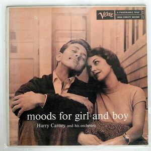 米 HARRY CARNEY AND HIS ORCHESTRA/MOODS FOR GIRL AND BOY/VERVE MGV2028 LP