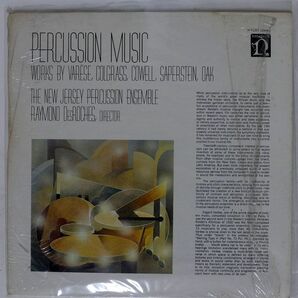 米 NEW JERSEY PERCUSSION ENSEMBLE/PERCUSSION MUSIC/NONESUCH H71291 LPの画像1