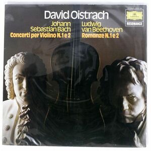 独 DAVID OISTRACH/BACH: KONZERT FUR VIOLINE, STREICHER UND CONTINUO NR.1 A-MOLL, BWV1041/DG 2535109 LP