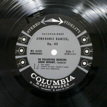 米 ユージン・オーマンディ/ラフマニノフ : 交響的舞曲 OP. 45 (1940)/COLUMBIA MASTERWORKS MS6205 LP_画像2