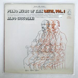 ALDO CICCOLINI/PIANO MUSIC OF ERIK SATIE, VOL./ANGEL RECORDS S-36482 LP