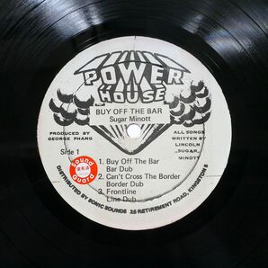 SUGAR MINOTT/BUY OFF THE BAR/POWER HOUSE NONE LPの画像2