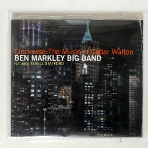 デジパック 未開封 BEN MARKLEY BIG BAND/CLOCKWISE: THE MUSIC OF CEDAR WALTON/OA2 0A222139 CD □