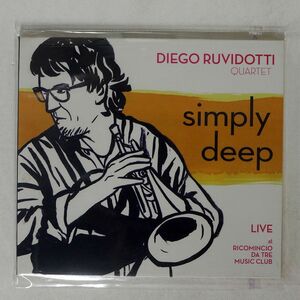 紙ジャケ 未開封 DIEGO RUVIDOTTI QUARTET/SIMPLY DEEP/MUSIC CENTER BA387CD CD □