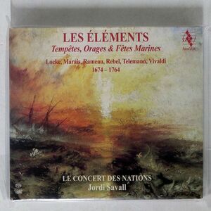 SACD デジパック JORDI SAVALL/LES ELEMENTS TEMPETES, ORAGES & FETES MARINES/ALIAVOX AVSA9914 CD