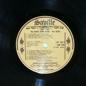 VA (GERALDO)/DANCE BAND YEARS - THE 1930’S/SAVILLE SVL168 LPの画像2