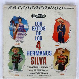 LOS 4 HERMANOS SILVA/LOS EXITOS DE LOS 4 HERMANOS SILVA/RCA CAMDEN CAMS250 LP