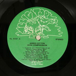 米 JAMES COTTON/HIGH COMPRESSION/ALLIGATOR AL4737 LPの画像2