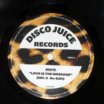 MFSB/LOVE IS THE MESSAGE BRA/DISCO JUICE RECORDS DJR-3202 12_画像2