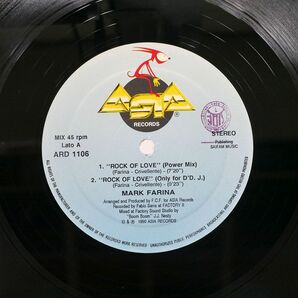 MARK FARINA/ROCK OF LOVE/ASIA RECORDS ARD 1106 12の画像2