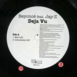 米 BEYONCE/DEJA VU/MUSIC WORLD MUSIC MWMDJ61 12