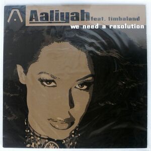 米 AALIYAH/WE NEED A RESOLUTION/BLACKGROUND 724383878116 12