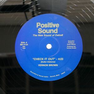VERNON BROWN/CHECK IT OUT/POSITIVE SOUND BB 6124 12