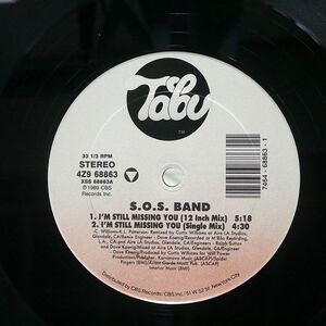 米 S.O.S. BAND/I’M STILL MISSING YOUR LOVE/TABU 4Z968863 12