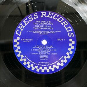 米 DELLS/DELLS VS. THE DRAMATICS/CHESS CH91515 LPの画像2