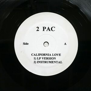 米 ブート 2PAC, DAZ DILLINGER/CALIFORNIA LOVE/NOT ON LABEL CALI1 12