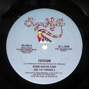 GRAND MASTER FLASH & FURIOUS FIVE/FREEDOM/SUGAR HILL SH549 12