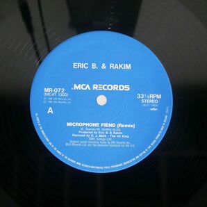 英 ERIC B & RAKIM/MICROPHONE FIEND/MCA MR072 12の画像2