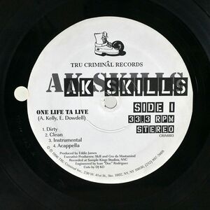 米 AK SKILLS/ONE LIFE TA LIVE / EAST TA WEST/TRU CRIMINAL CRIM003 12