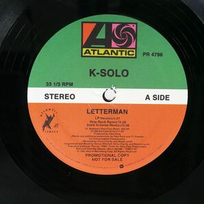 米 K-SOLO/LETTERMAN/ATLANTIC PR4796 12の画像1