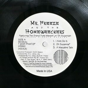 米 MR. FREEZE AND THE HOMEWRECKERS/PHAT EP/RADICAL RECORDS RADT2001 12の画像2