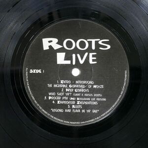 ROOTS/ROOTS LIVE/NOT ON LABEL (THE ROOTS) HIPHOP LP