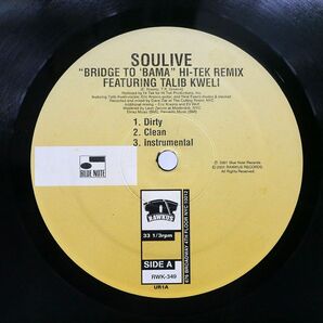 米 SOULIVE/BRIDGE TO ’BAMA’/RAWKUS RWK349 12の画像2