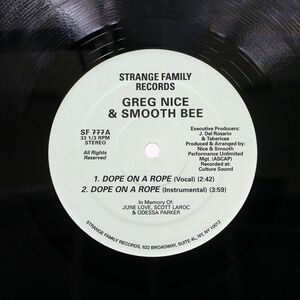 NICE & SMOOTH/DOPE ON A ROPE SKILL TRADE/STRANGE FAMILY RECORDS SF 777 12