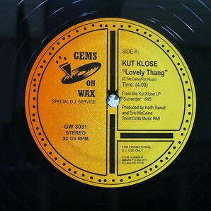 米 KUT KLOSE/LOVELY THANG/GOTTA GET YO’ GROOVE ON/GEMS ON WAX GW3031 12の画像1