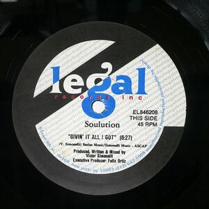 米 SOLUTION/GIVIN IT ALL I GOT/E LEGAL EL846208 12